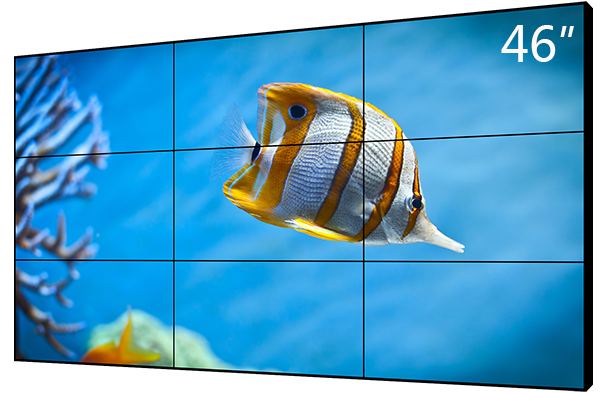 46寸5.3mm拼縫LED標(biāo)亮液晶拼接單元