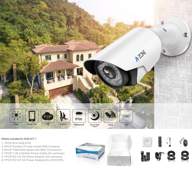 Matel Case 6 Channel Poe CCTV Camera Kit Poe Surveillance Camera System