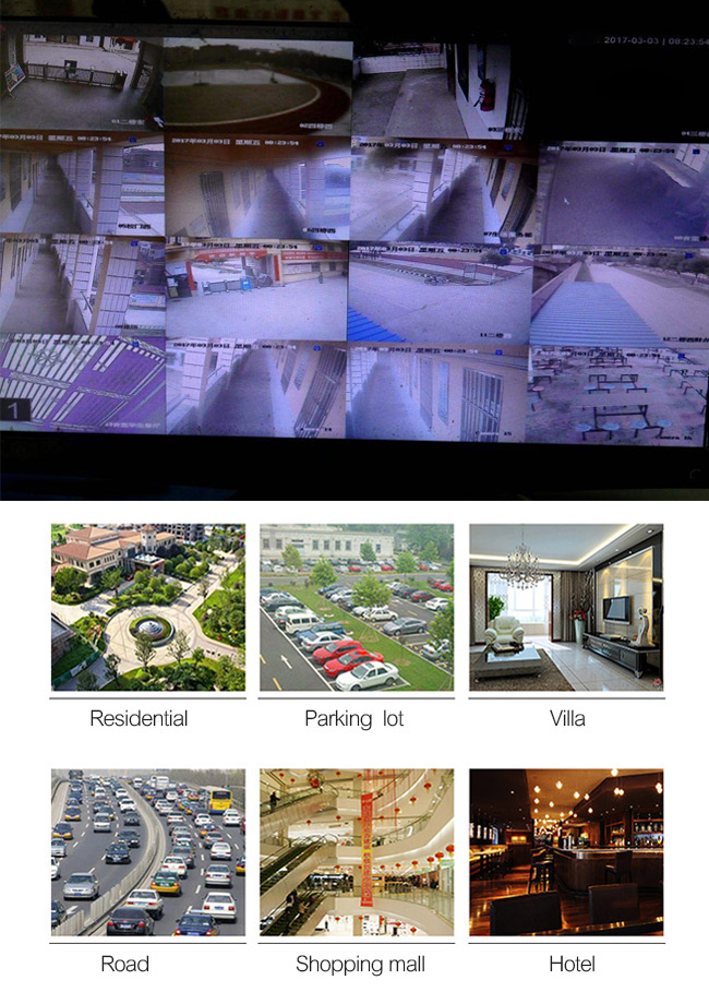 Mini 8CH Nvr Dvr Surveillance 1080P Graphic Interface  For CCTV Security System