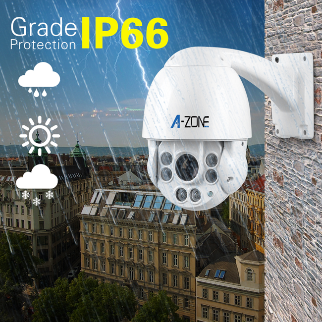 Oem Cctv PTZ Speed Dome Camera 2.0MP Waterproof Ip66 ONVIF 2.0