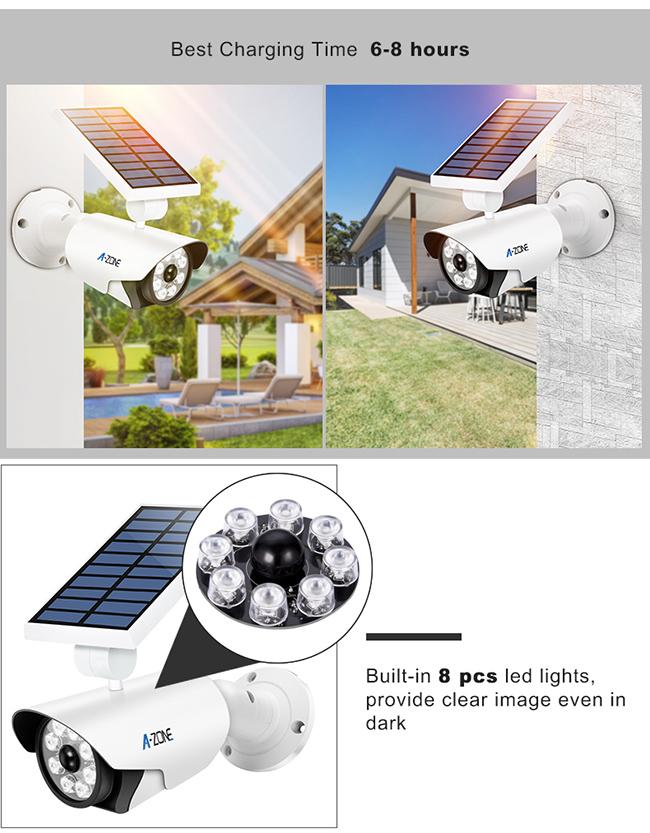 Waterproof Solar Led Motion Sensor Light Outdoor Garden Light 2600mAH
