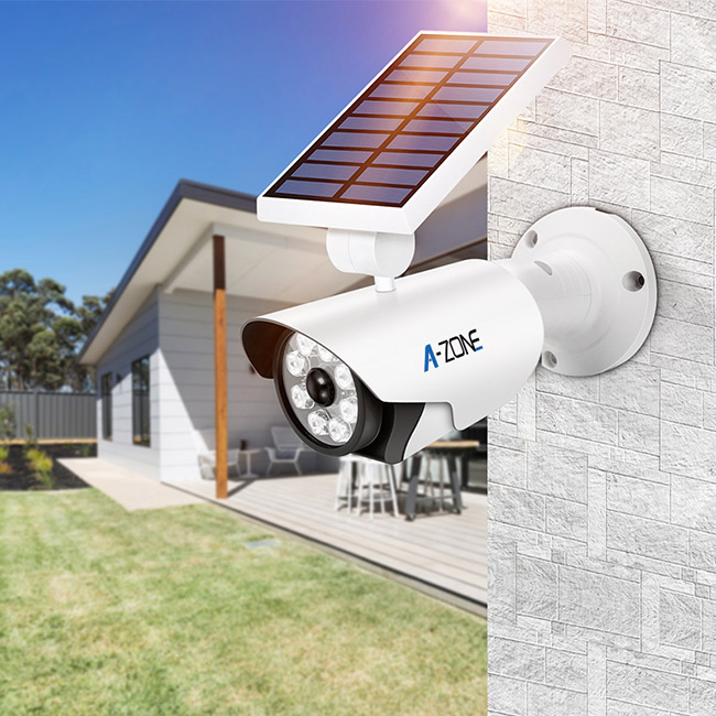 Home Security Solar Pir Security Light With Motion Sensor 3.7V 2600mAh Battery Capacity