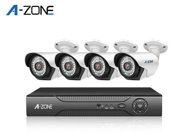 China 720P 4 Channel Poe Camera System , Full Hd Poe Nvr Security System 1 megapixel supplier