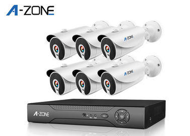 China Remote 6 Channel IP CCTV Camera Kits 2MP High Definition Security Camera System supplier