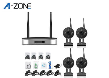 China Outdoor 720P Mini 4 Camera Wireless Cctv Systems Steady Transmission Signal supplier