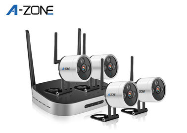 China 2 Megapixel 4 Camera Wireless Security System 1080P For Home Security supplier