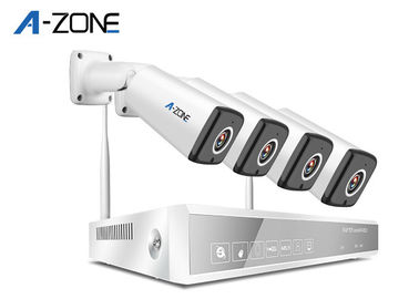 China IP66 Waterproof Wireless CCTV Camera Kit 4 Channel Nvr Camera System With Recorder supplier