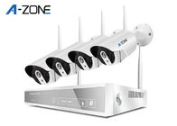 China 2MP Bullet 4ch Wifi Security Camera System With nvr  Ce FCC RoHS Certificate company