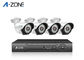 2MP 4 Channel IP CCTV Camera Kits , Metal Bullet Hd Ip Nvr Security System supplier