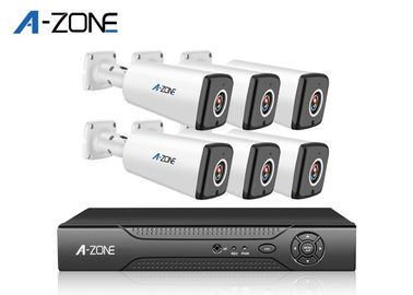 China Digital Infrared AHD CCTV Kit , 1.3MP 6 Channel Nvr Camera System Home Security factory