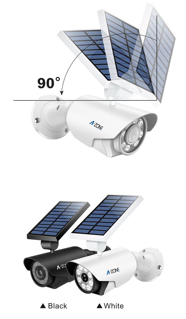 Spy Camera Case Solar Led Motion Sensor Light , Solar Panel Security Light