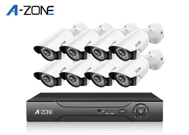 China 1080P AHD CCTV Kit Night Vision , 8 Channel Cctv Kit For Home Metal Bullet supplier