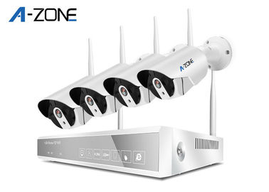China 2MP Bullet 4ch Wifi Security Camera System With nvr  Ce FCC RoHS Certificate supplier