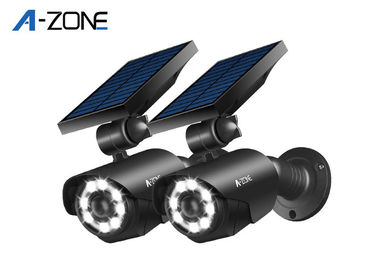 Black Color Solar Led Motion Sensor Light PIR Led Street Light 120° Detection Angle